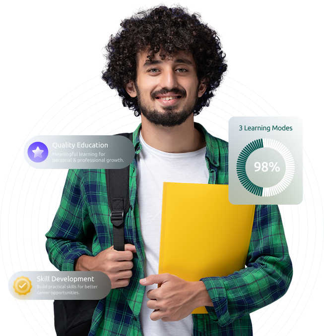 Student with course stats